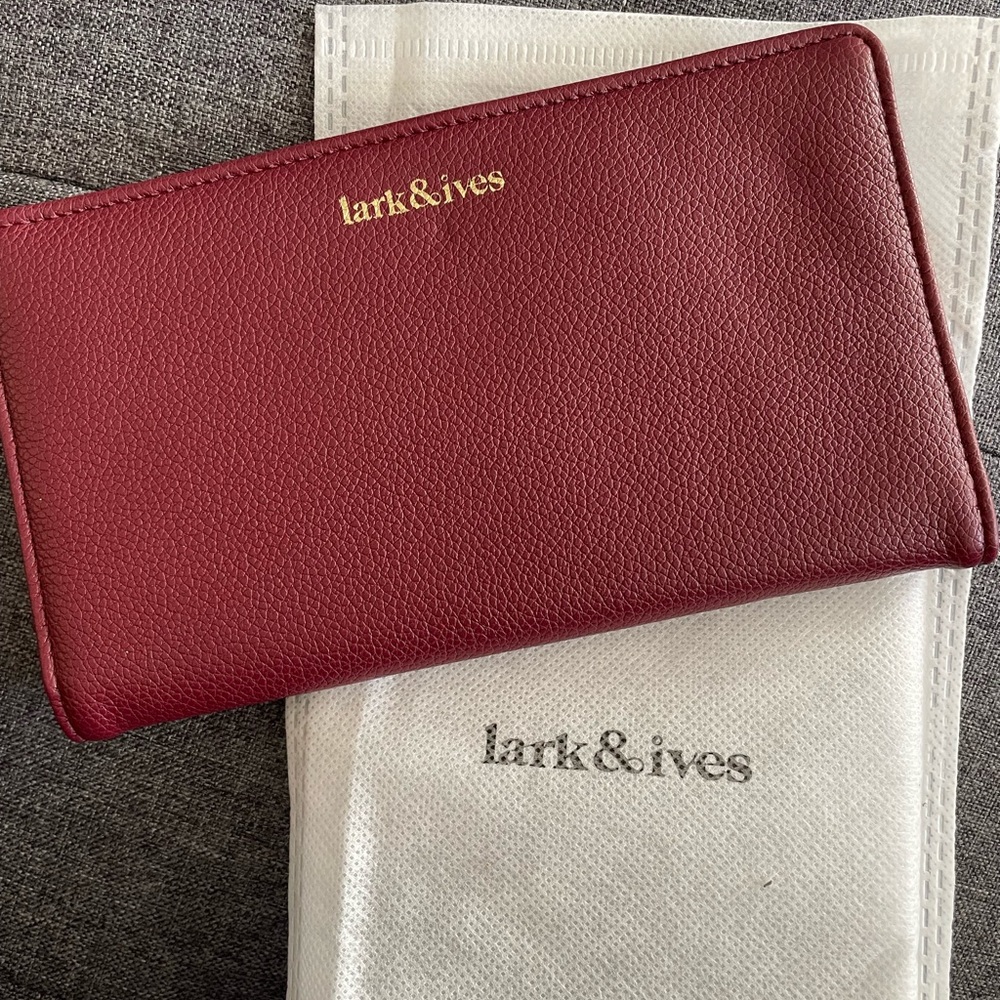 Lark & Ives Burgundy Wallet
